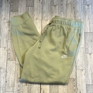 Nike green Joggers size L